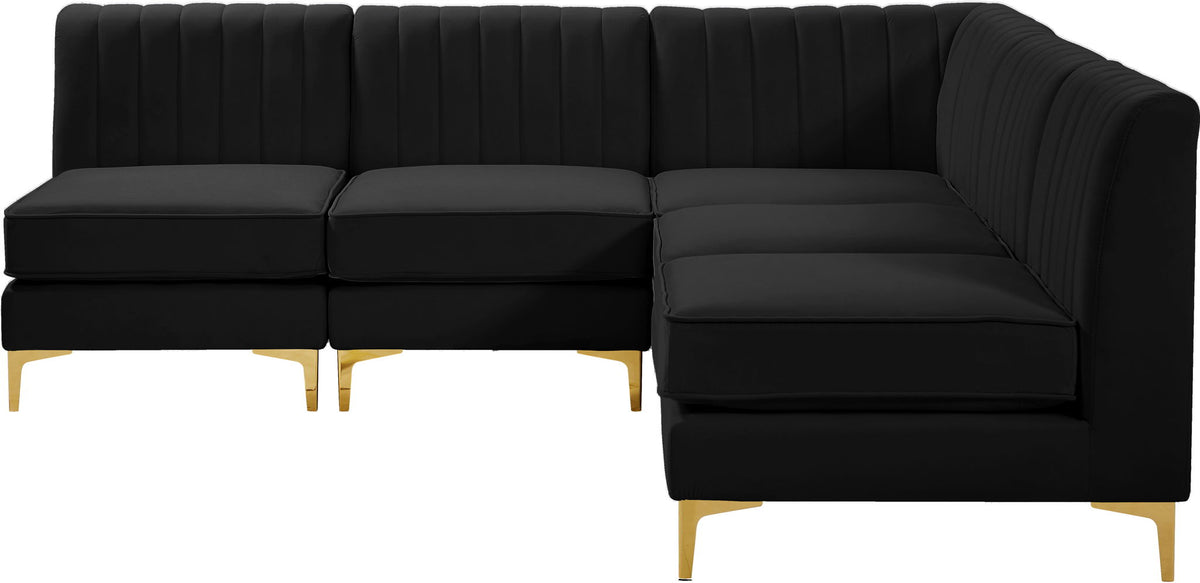 Alina - 5 Piece Armless Sectional