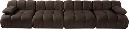 Orin - Velvet 4 Piece Modular Sofa