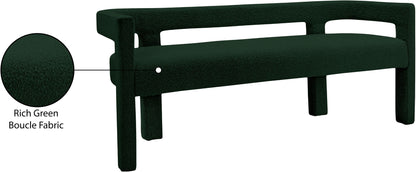 Athena - Boucle Fabric Bench