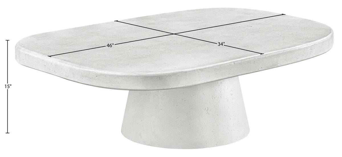 Prato - Concrete Indoor/Outdoor Coffee Table