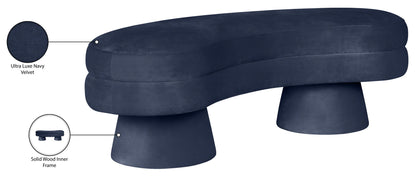 Zenna - Velvet Bench
