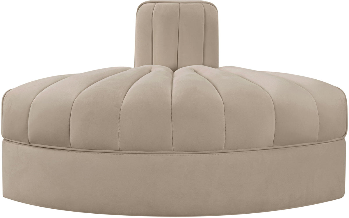 Rummi - Velvet Performance Fabric Upholstered Modular Chair