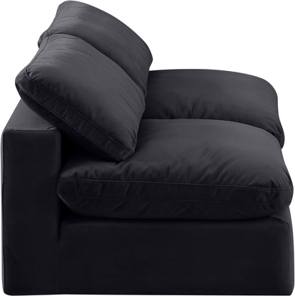 Comfy - Velvet Modular Armless Sofa 2 Seats