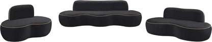 Swerve - Velvet 77" Upholstered Loveseat