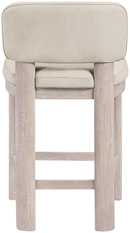 Paloma - Faux Leather Upholstered Counter Stool (Set of 2)