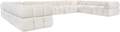 Orin - Velvet Performance Fabric Upholstered 9 Piece Sectional