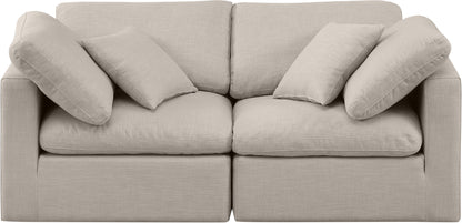 Indulge - Linen 2 Seat Modular Sofa