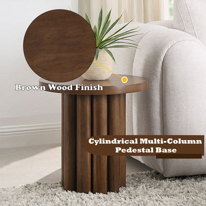 Sanat - End Table - Brown
