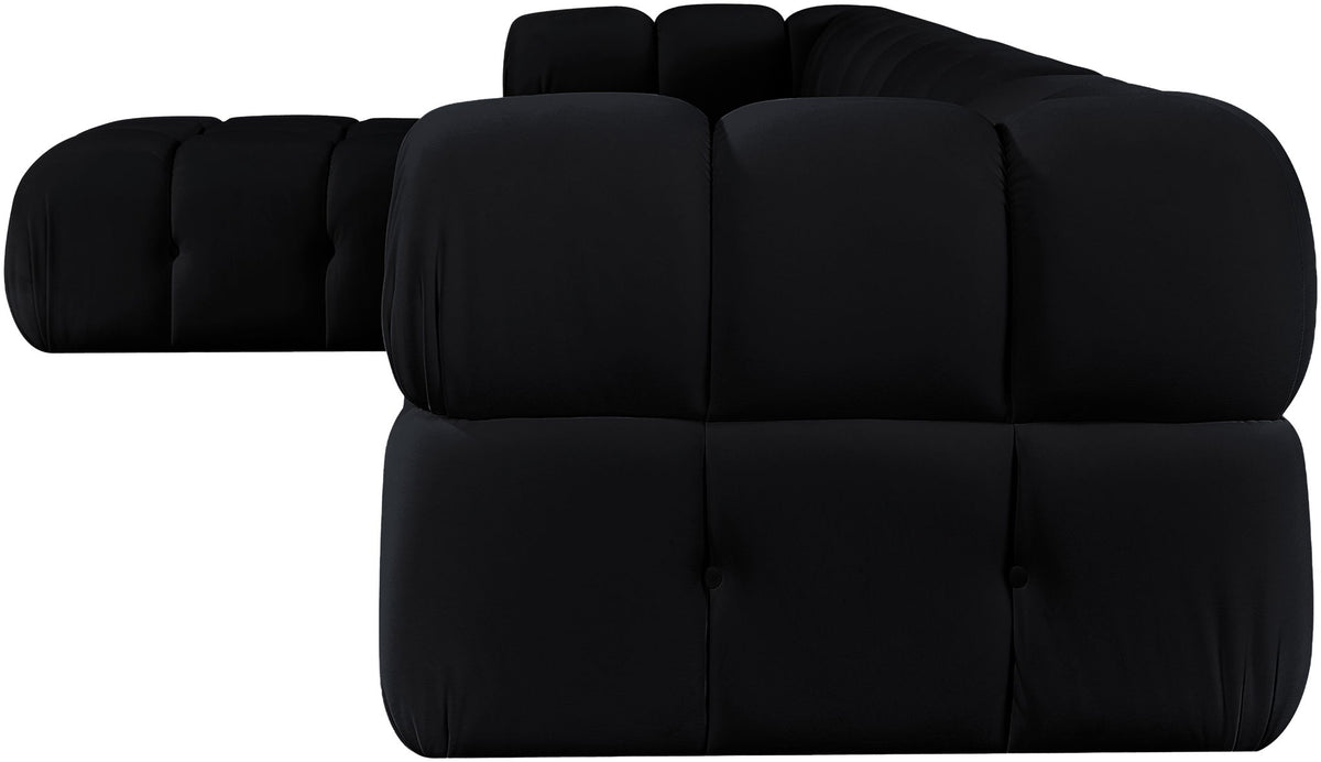 Orin - Fabric Velvet 5 Piece Modular Sectional