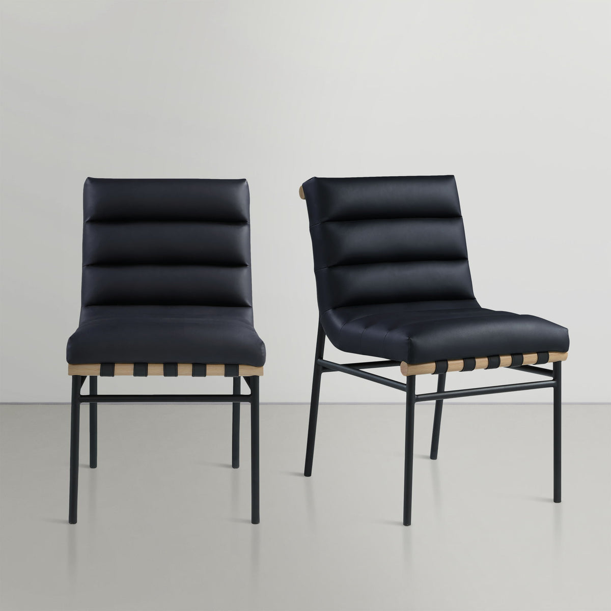 Burke - Dining Chair (Set of 2) - Black Frame