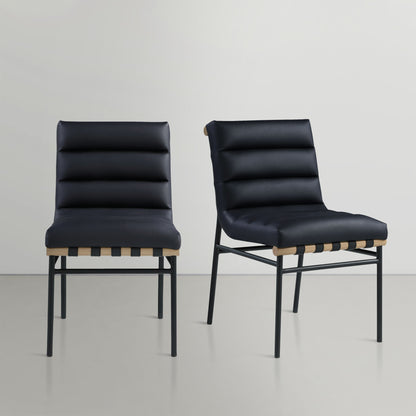 Burke - Dining Chair (Set of 2) - Black Frame