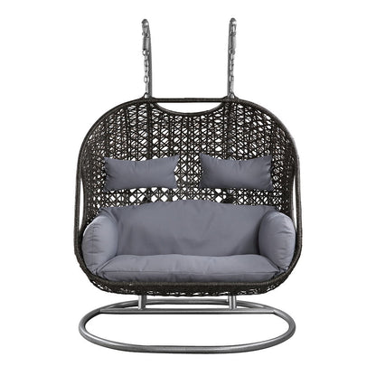 Vasant - 52" Hanging Chair - Fabric & Wicker