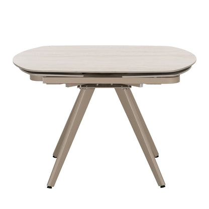Bexley - Dining Table With Ceramic Top - Cream