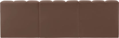 Arc - Faux Leather 3 Seats Modular Sofa