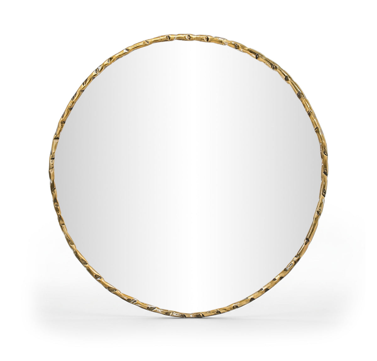 Hammer - Round Iron Mirror