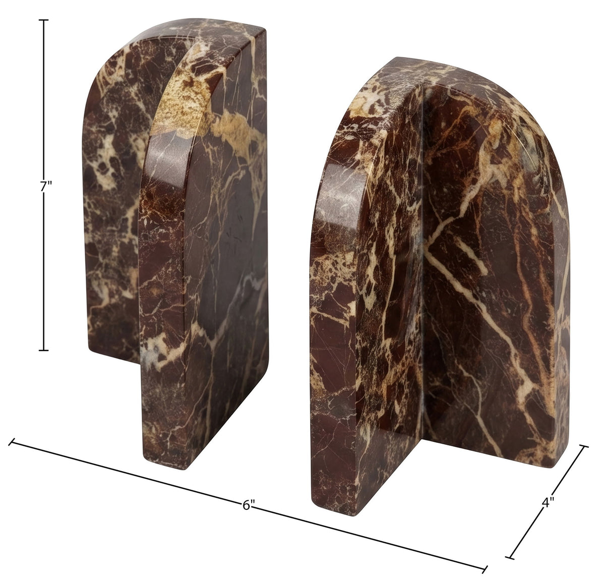 Dufresne - Genuine Marble Bookend