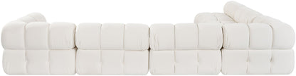 Orin - Velvet 6 Piece Modular L-Shaped Sectional