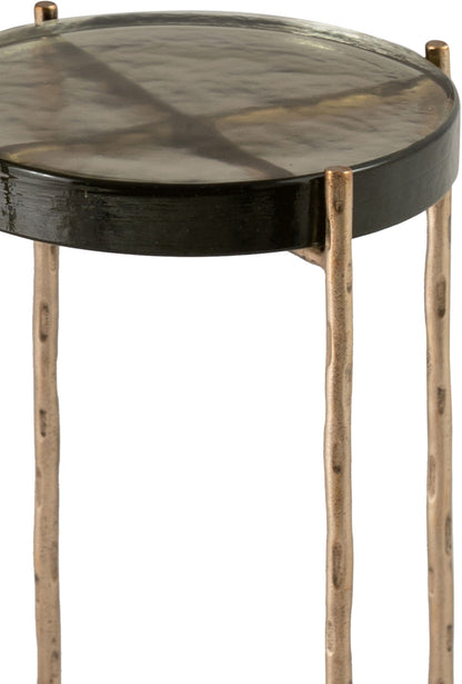 Vetra - Iron Base Bunching End Table - Brass