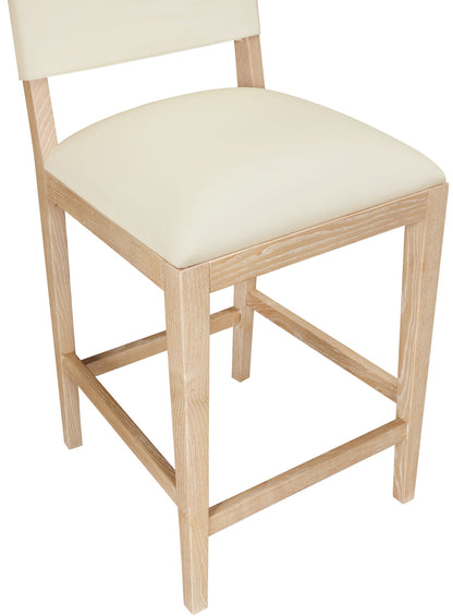 Avon - Vegan Leather Counter Stool