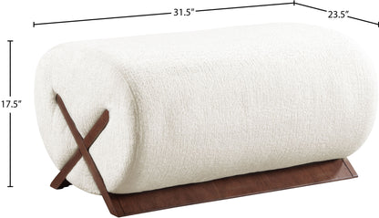 Akira - Fabric Upholstered Ottoman