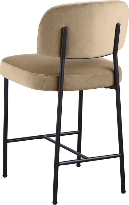 Zarelle - Performance Fabric Upholstered Counter Stool (Set of 2)