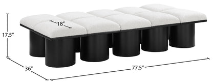 Pavilion - 10 Piece Modular Bench With Black Base