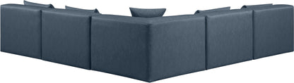 Cube - 5 Piece Modular Corner Armless Sectional