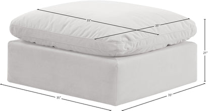 Indulge - Velvet Ottoman