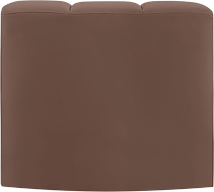 Arc - Faux Leather Curved Corner Chair
