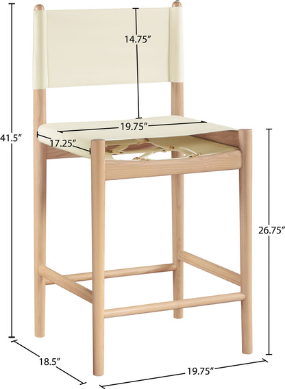 Rawlins - Counter Stool - Natural Frame