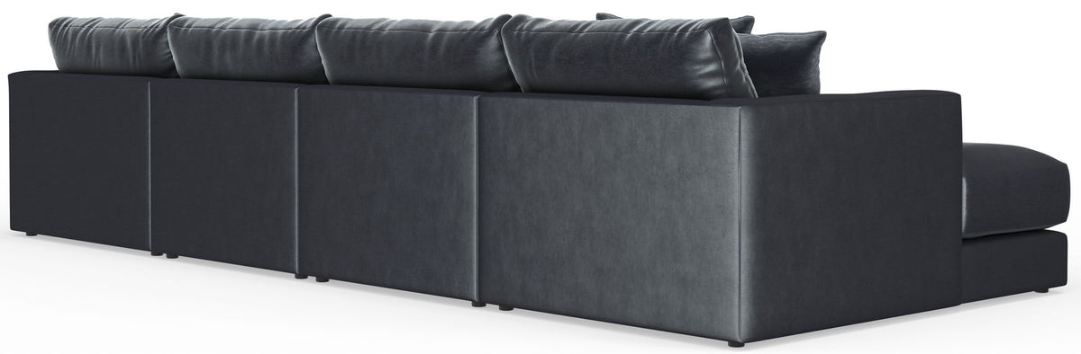 Remington - Modular Sofa And Cocktail Ottoman - Slate