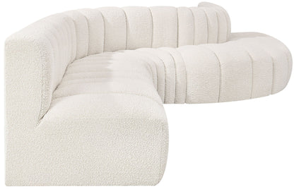 Arc - Boucle Fabric 7 Piece Modular Sofa
