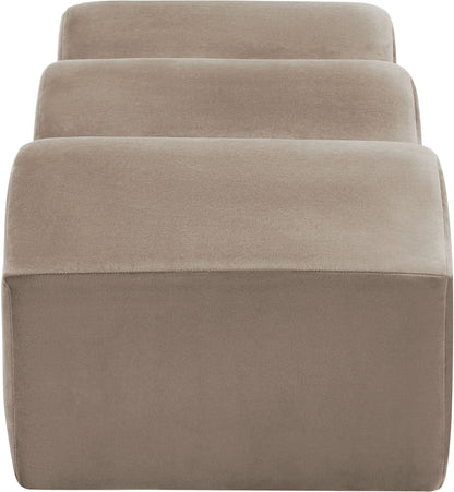 Wave - Velvet Bench