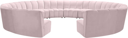 Infinity - 12 Piece Velvet Modular Sectional