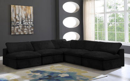 Cozy - 5 Piece Modular Corner Armless Sectional