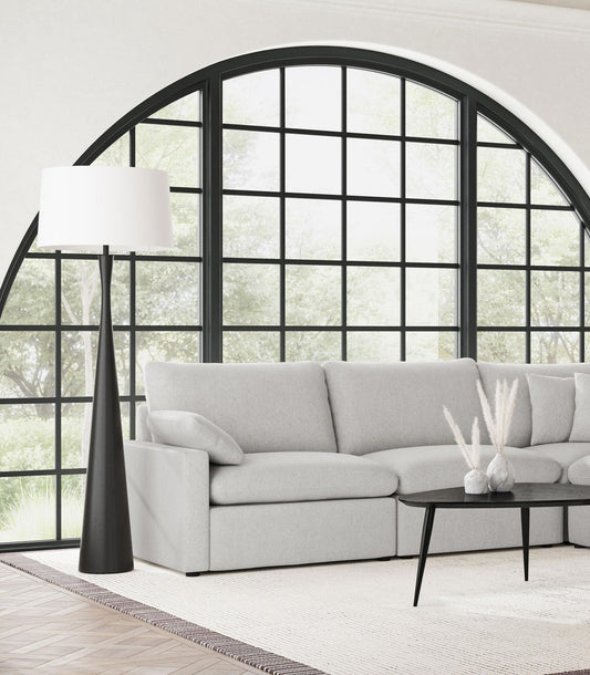 Collins Modular Power Armless Recliner Grey