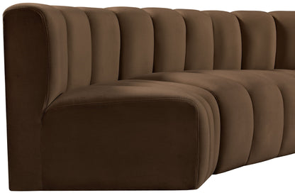 Arc - Velvet Modular U-Shaped Sectional