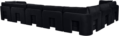 Hammond - Velvet Performance Fabric Upholstered 7 Piece Sectional