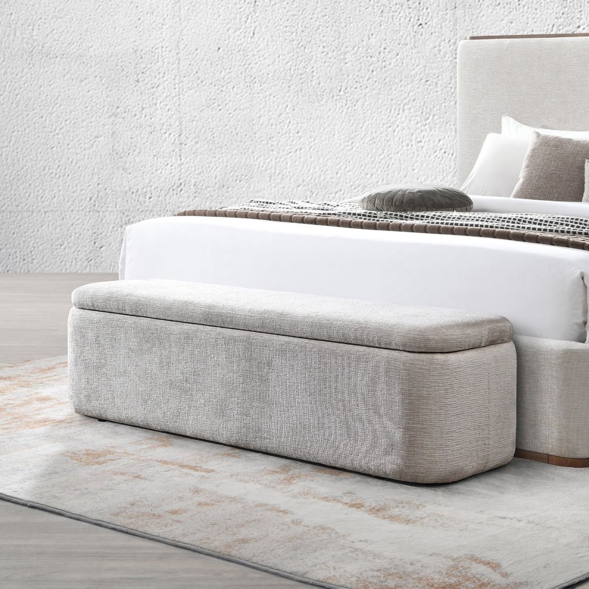 Orane - Bench With Storage - Gray