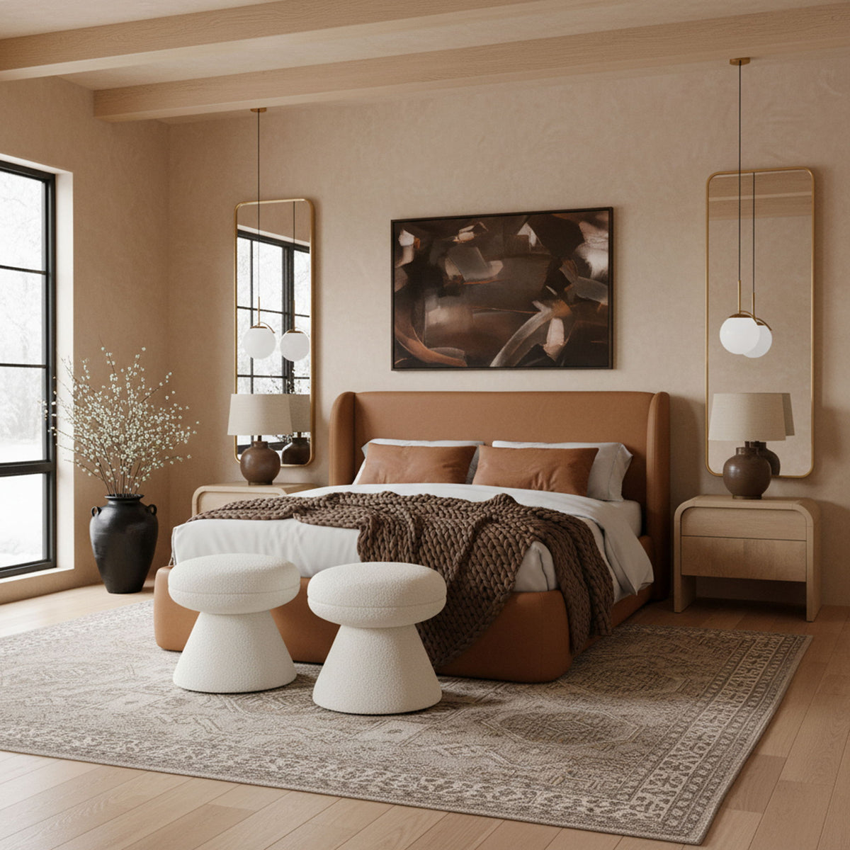 Warby - Upholstered Bed