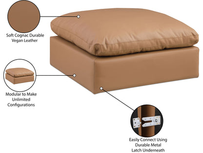 Comfy - Faux Leather Ottoman