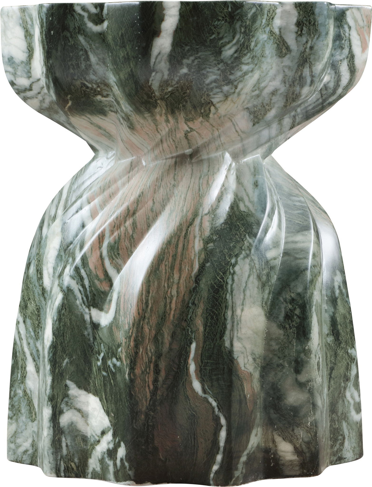 Caserta - Marble Finish Concrete End Table