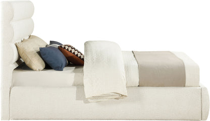 Adam - Boucle Fabric Bed With 52" Headboard