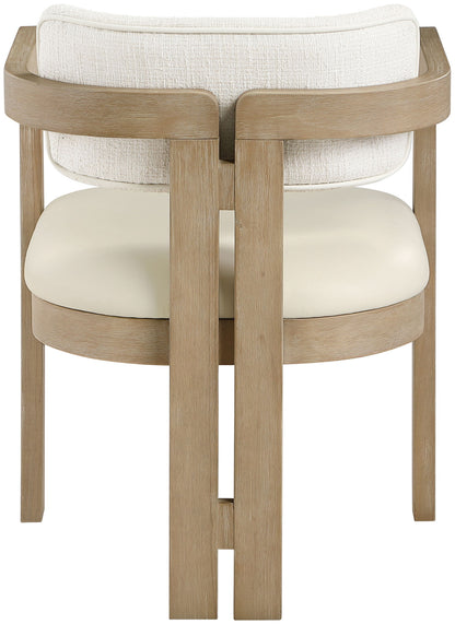 Ravina - Upholstered Dining Chair With Stained Natural Base (Set of 2)