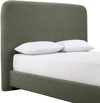 Fira - Chenille Fabric Upholstered Bed
