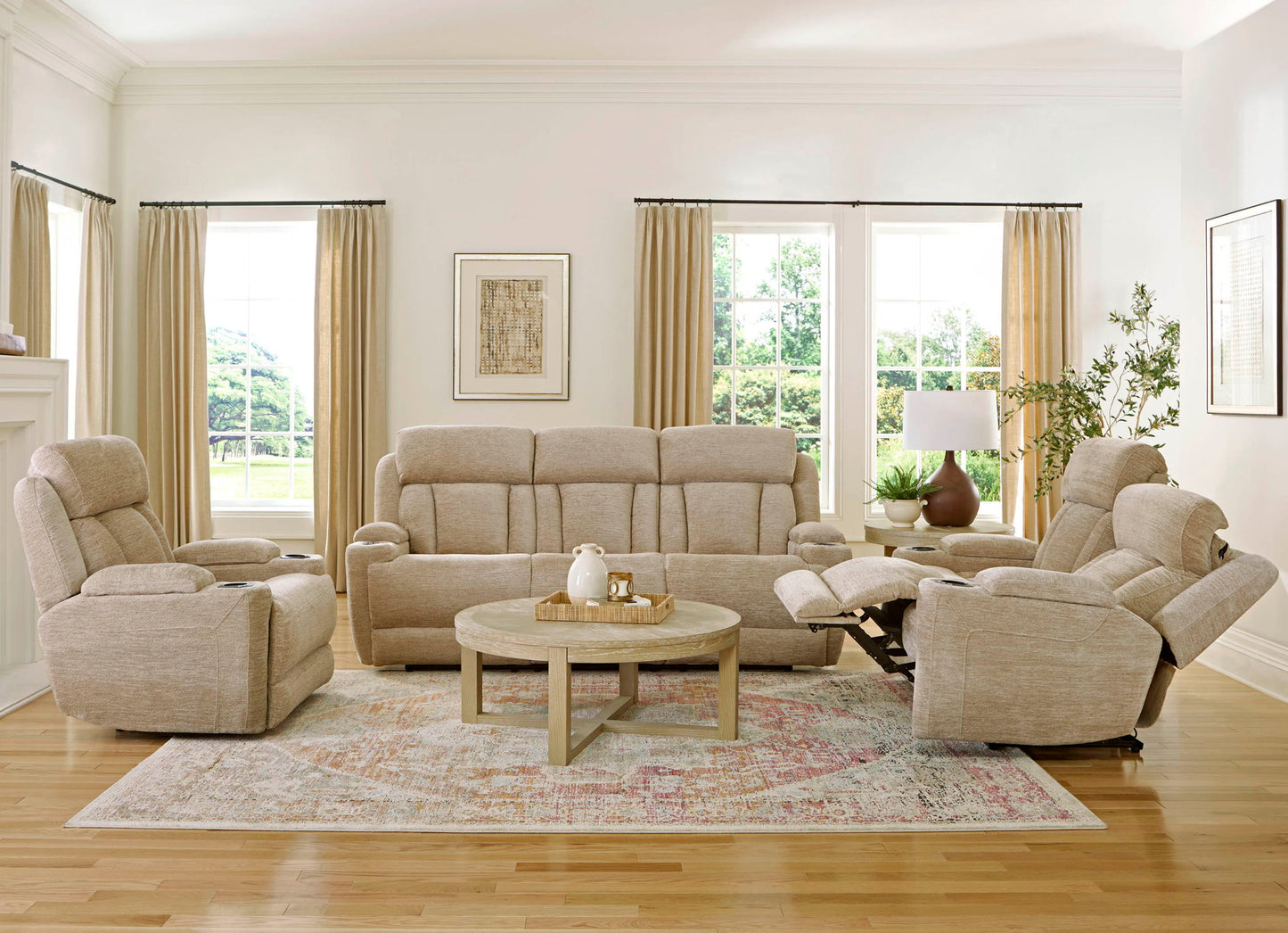Dalton - Power Drop Down Console Sofa