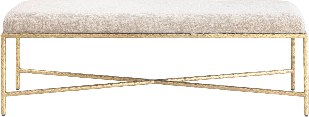 Valley - Bench With Gold Frame