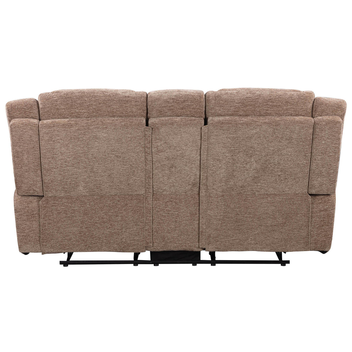 Bruno - Manual Console Loveseat - Plush Tobacco