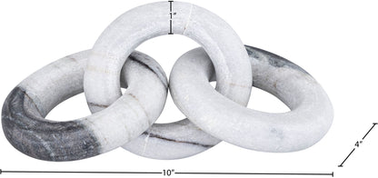 Rings - Marble Decorative Chain Links