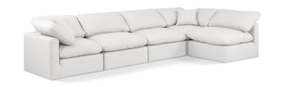Indulge - Faux Leather 5 Piece Modular Sectional